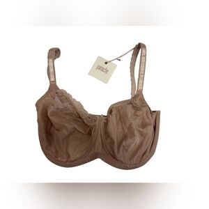 Panache NWT Jasmine Balconnet Caramel Bra Nude Size 32H